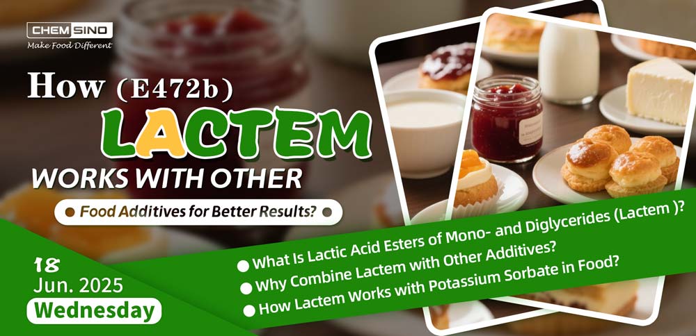 How Lactem (E472b) Works with Other Food Additives for Better Results
